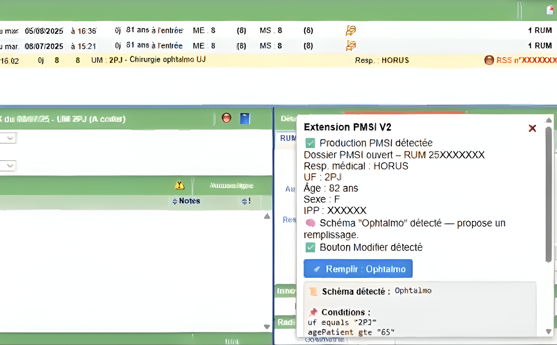 Extension Chrome Assistant PMSI